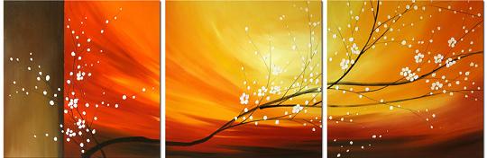 Dafen Oil Painting on canvas flower -set416